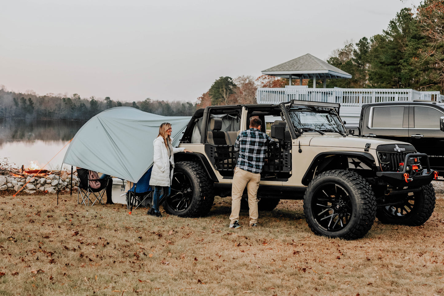 The 2in1 Trail Gear Rain Cover and Shade All In One Fits - Both 2Door & 4 Door Wrangler’s.