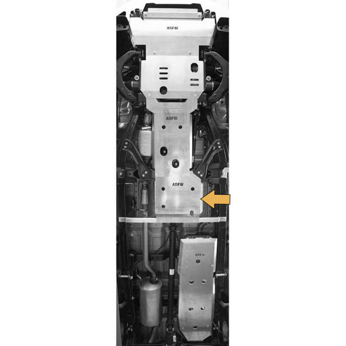Isuzu D-Max Transfer Case Skid Plate | 4x4