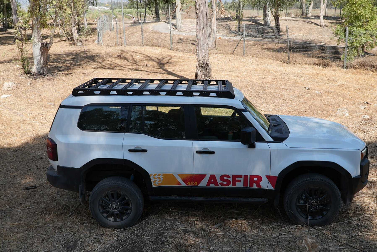 ASFIR 4x4 USA Toyota Land Cruiser 250 Full Roof Rack, Aluminum, 154 lb Load