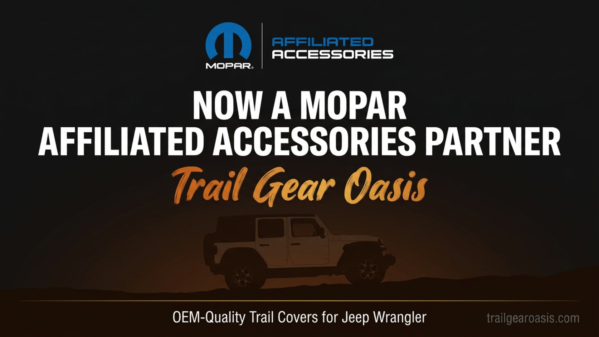 Mopar Affiliated Accessories | Trail Gear Oasis
