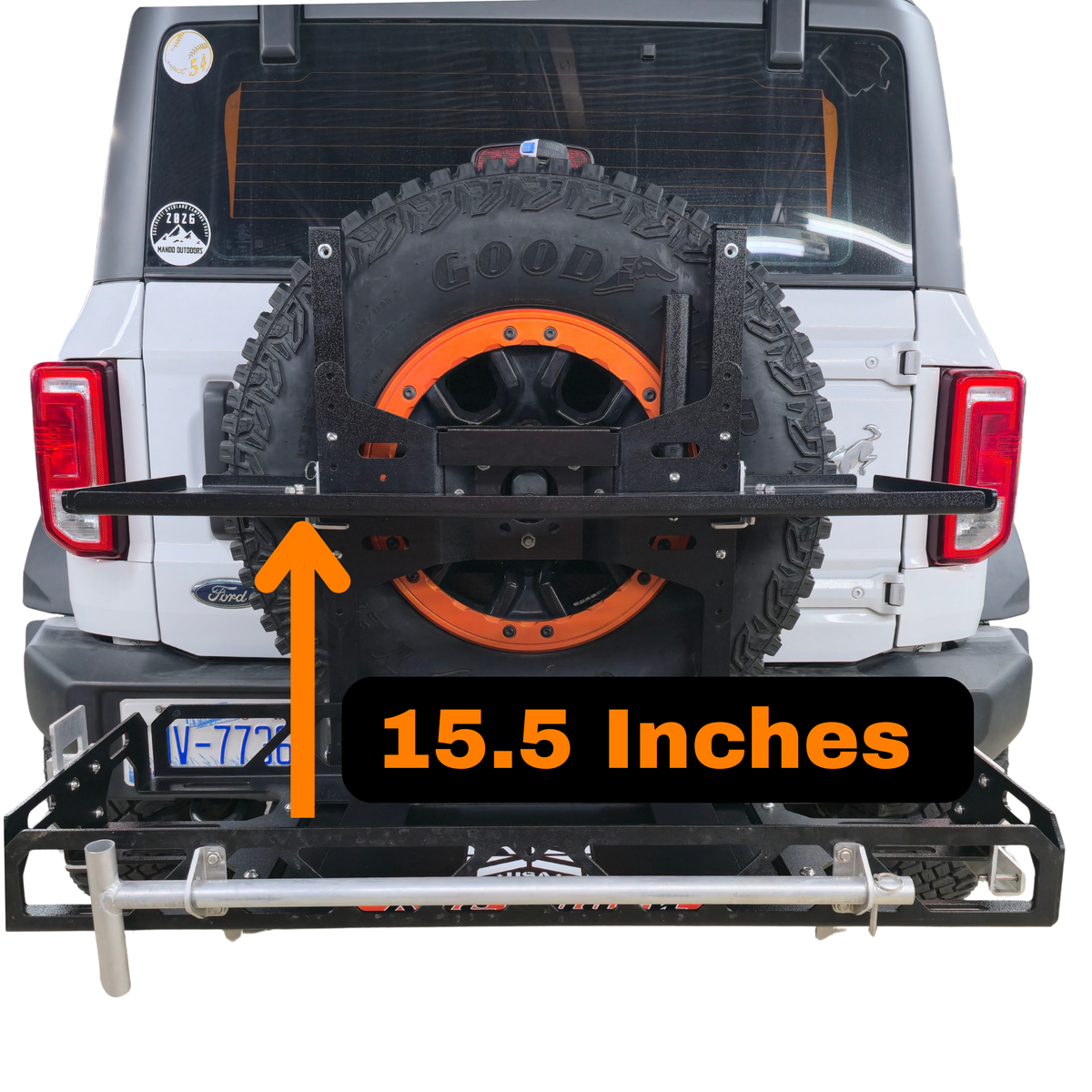 Jeep JL (2018+) Swing-Away Cargo Rack & Bike Carrier | rucRak Grunt