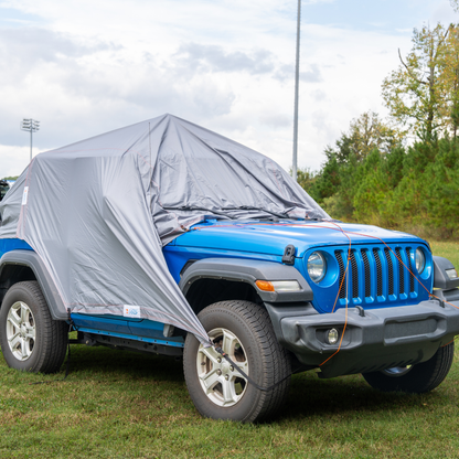 2-in-1 Jeep Wrangler JK & JL 2-Door Trail Cover + Sun Shade