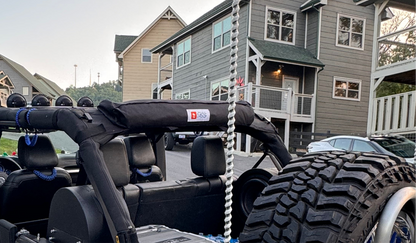 The 2in1 Trail Gear                           Rain Cover and Shade All In One Fits - Both  2Door & 4 Door Wrangler’s.