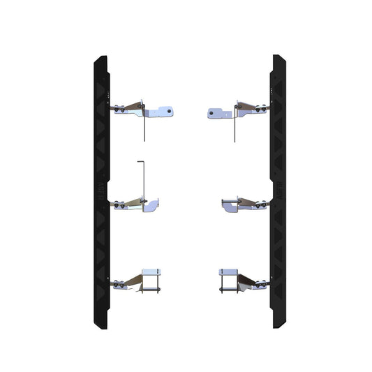 Asfir 4x4 Isuzu D-Max Heavy-Duty Steel Rock Sliders with Side Step