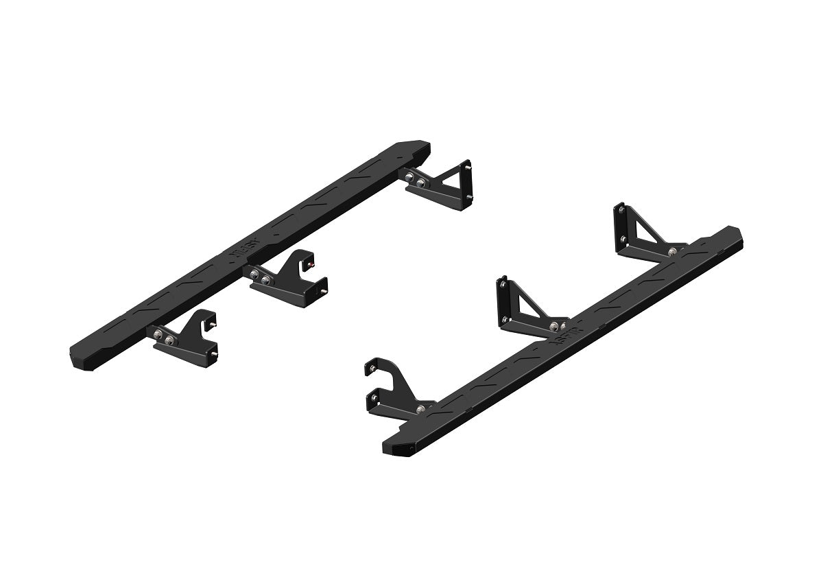 Asfir 4x4 Rock Sliders for Toyota Tacoma Short Bed, Steel, Side Step, No-Drill Install