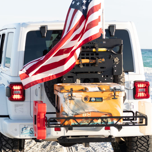 Jeep Wrangler JL (2018-2026) Cargo Carrier & Bike Rack | rucRak Grunt