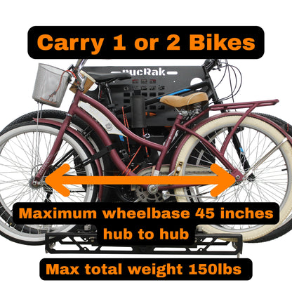 Swing Away Hitch Cargo Carrier & Bike Rack for SUVs, Trucks & RVs | rucRak GUNNY