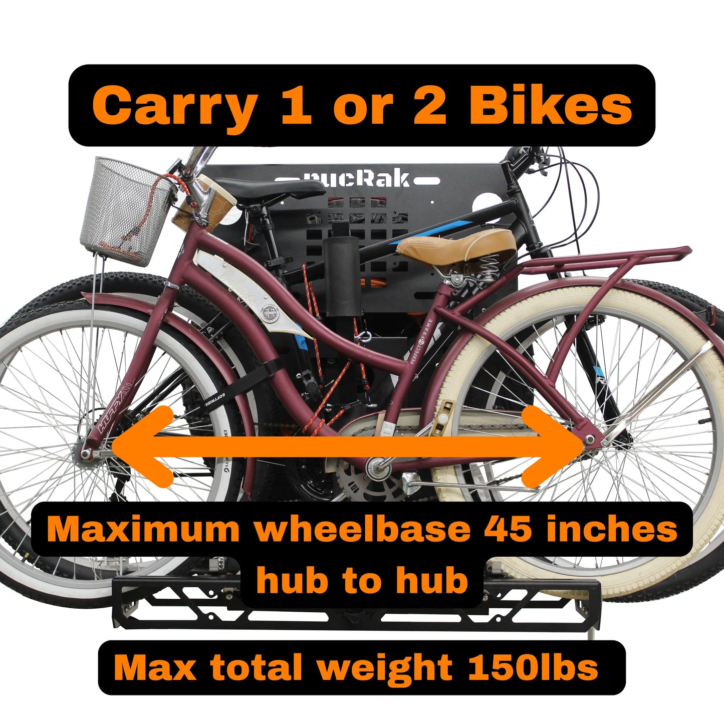 Bronco (2021-2026) Cargo Carrier & Bike Rack | rucRak GRUNT