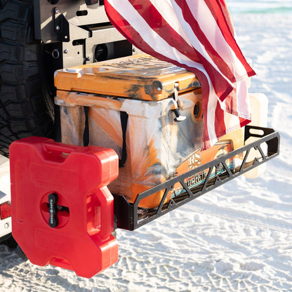 Jeep JK (2007-2018) Swing-Away Cargo Basket & Bike Rack | rucRak Grunt